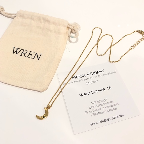 Wren Moon Necklace - Picture 1 of 11